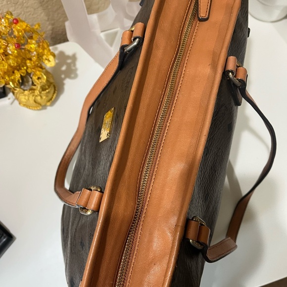 MCM BROWN VISETOS TOTE BAG - Picture 4 of 16